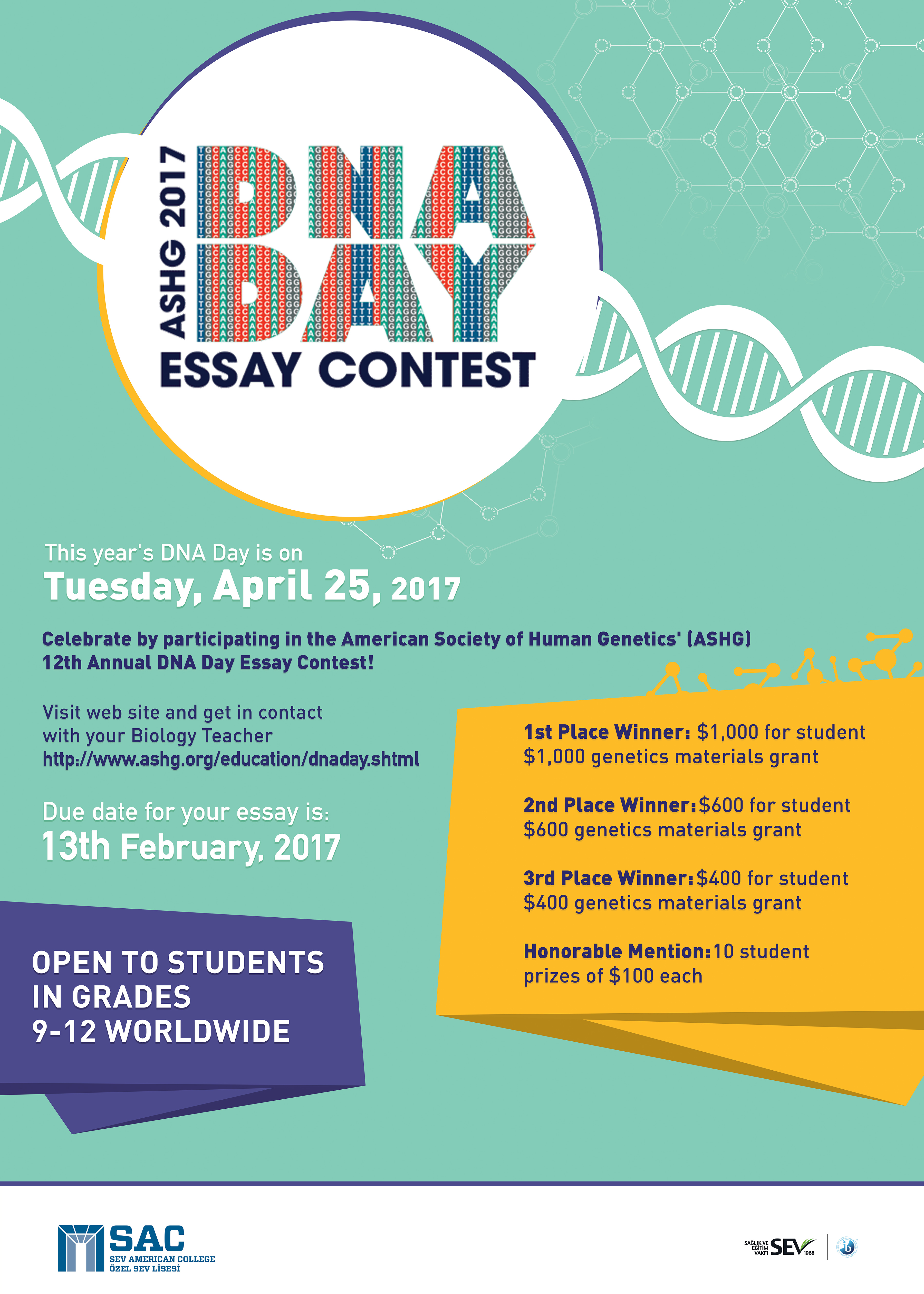 Dna day essay 2009